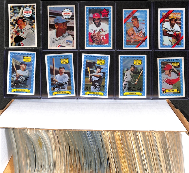 Lot of (150+) 1947-1979 Topps, Fleer, Kelloggs, Hostess & Various Regional Baseball Cards w. 1954 Wilson Franks Nellie Fox Card