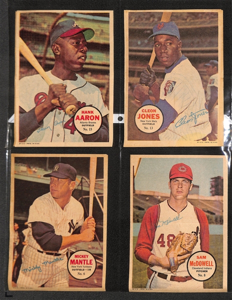 Lot of (120+) 1961-1977 Topps Inserts, Posters, & Cloth Cards w. a Complete 1967 Topps 32-Poster Set