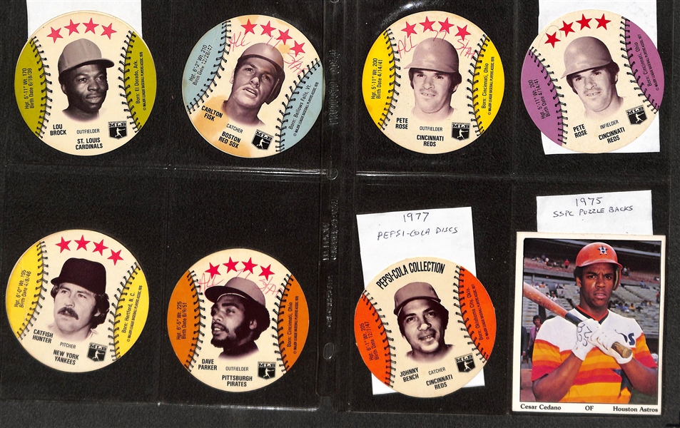 Lot of (120+) 1961-1977 Topps Inserts, Posters, & Cloth Cards w. a Complete 1967 Topps 32-Poster Set