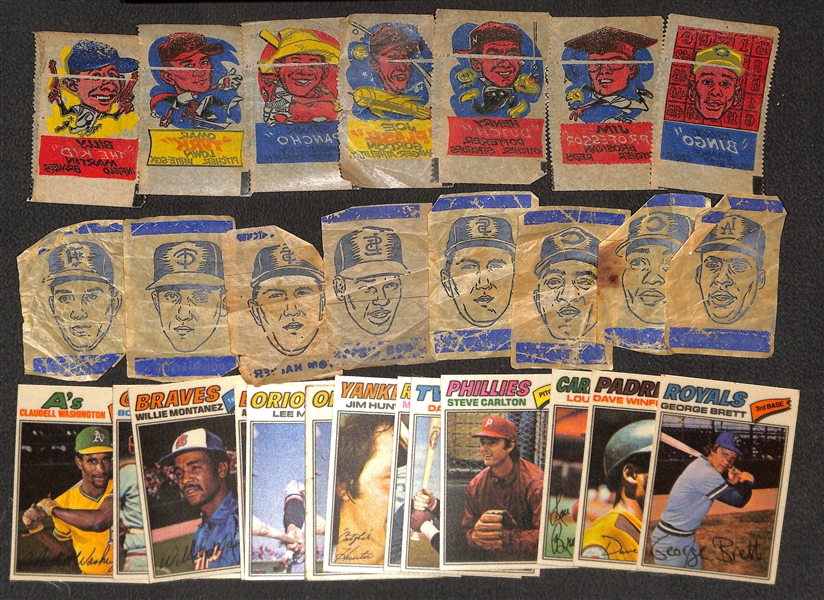 Lot of (120+) 1961-1977 Topps Inserts, Posters, & Cloth Cards w. a Complete 1967 Topps 32-Poster Set