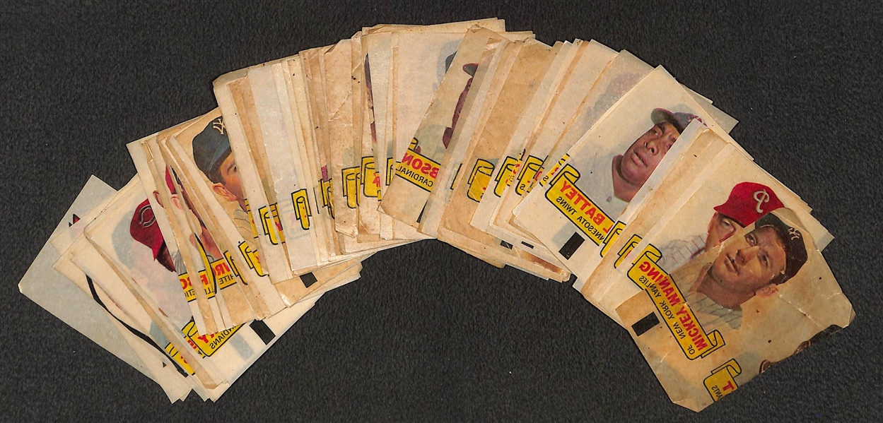Lot of (120+) 1961-1977 Topps Inserts, Posters, & Cloth Cards w. a Complete 1967 Topps 32-Poster Set