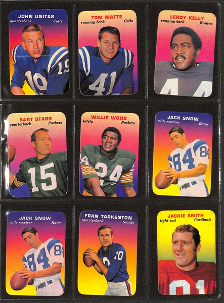 Lot of (350+) 1957-1972 Topps Football Cards w. 1971 Topps Terry Bradshaw Rookie Card