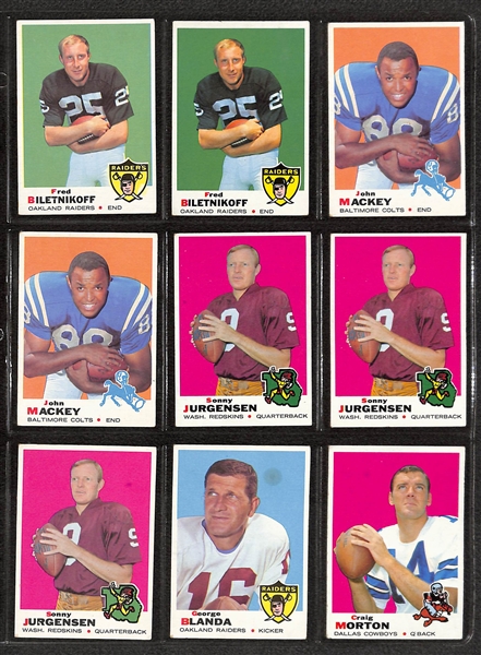 Lot of (350+) 1957-1972 Topps Football Cards w. 1971 Topps Terry Bradshaw Rookie Card