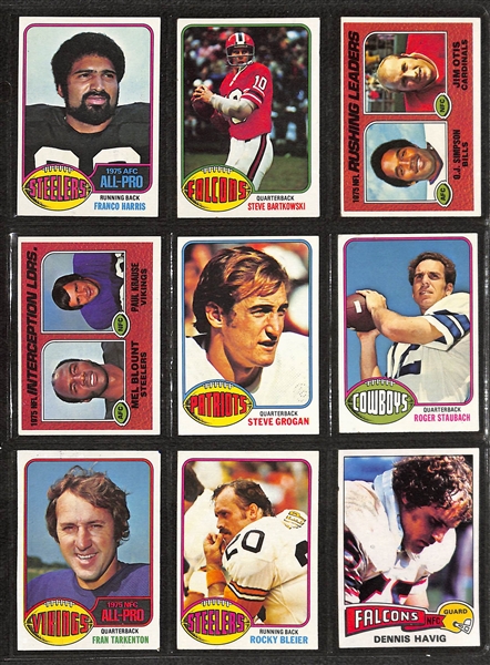Lot of (390+) 1970s Topps Football, Basketball, & Hockey Cards w. 1973 Franco Harris & Ken Stabler Rookie Cards