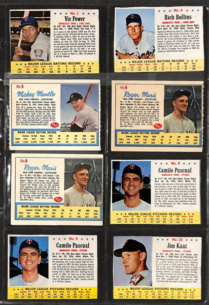 Lot of (250+) 1951-1974 Baseball Cards - Topps/Post/Red Man/Fleer and Various Regional Issued Cards w. 1952 Red Man Richie Ashburn with Tab 