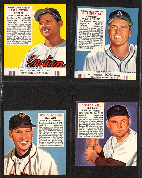 Lot of (250+) 1951-1974 Baseball Cards - Topps/Post/Red Man/Fleer and Various Regional Issued Cards w. 1952 Red Man Richie Ashburn with Tab 