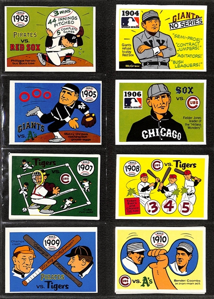 Lot of (250+) 1951-1974 Baseball Cards - Topps/Post/Red Man/Fleer and Various Regional Issued Cards w. 1952 Red Man Richie Ashburn with Tab 