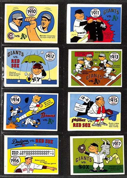 Lot of (250+) 1951-1974 Baseball Cards - Topps/Post/Red Man/Fleer and Various Regional Issued Cards w. 1952 Red Man Richie Ashburn with Tab 