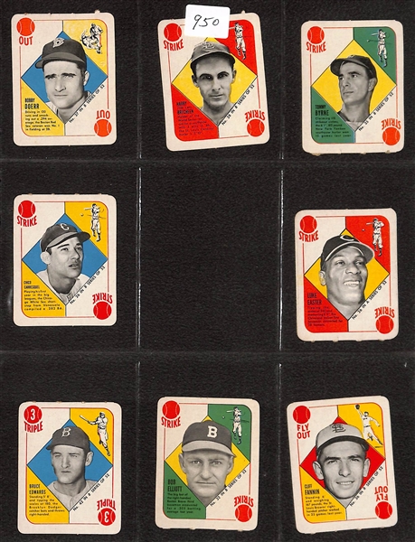 Lot of (250+) 1951-1974 Baseball Cards - Topps/Post/Red Man/Fleer and Various Regional Issued Cards w. 1952 Red Man Richie Ashburn with Tab 