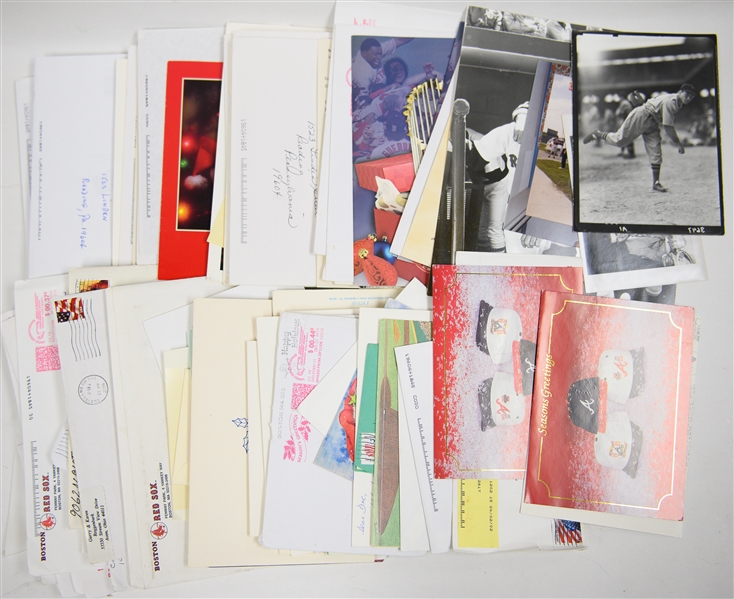 From the Charlie Wagner Collection - Large Lot of Correspondence to/from Charlie Wagner w. Misc. Photos (Most Letters & Cards are Secretary Signed)