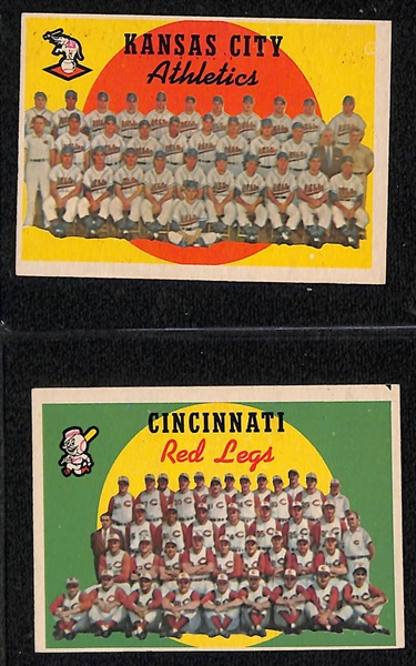Lot of Over (330) 1958-1959 Topps Baseball Cards (Mostly Commons w. Duplicates)