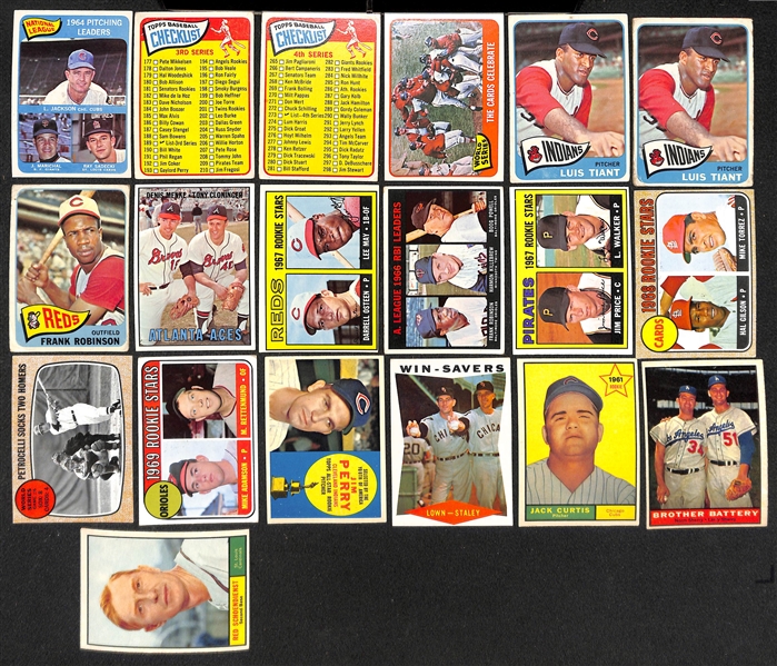 Lot of Over (300) 1960s Topps Baseball Cards w. Some Stars & Rookies