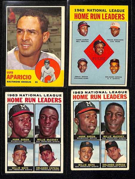 Lot of (600+) 1963 & & 1964 Topps Baseball Cards w. 1963 Billy Williams