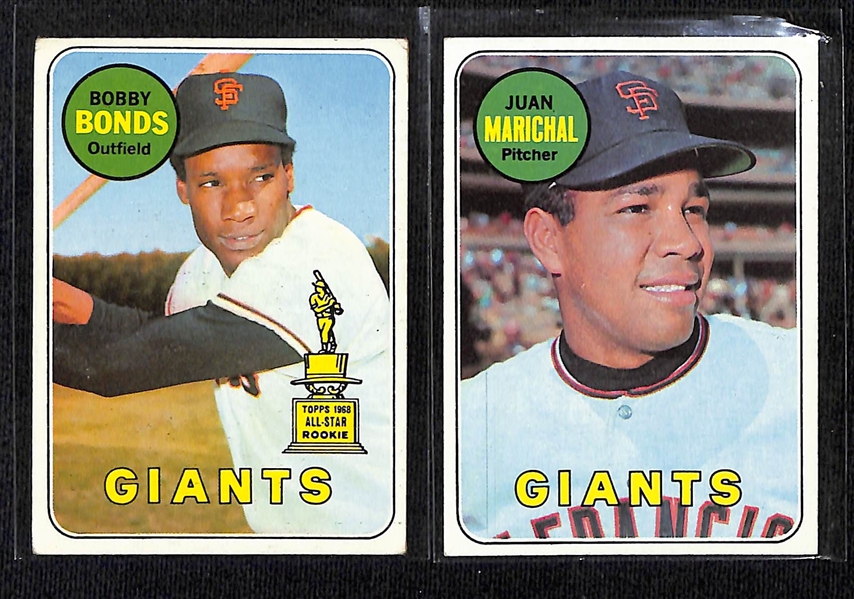 Lot of (750+) 1969 & 1970 Topps Baseball Cards w. 1969 Bobby Bonds
