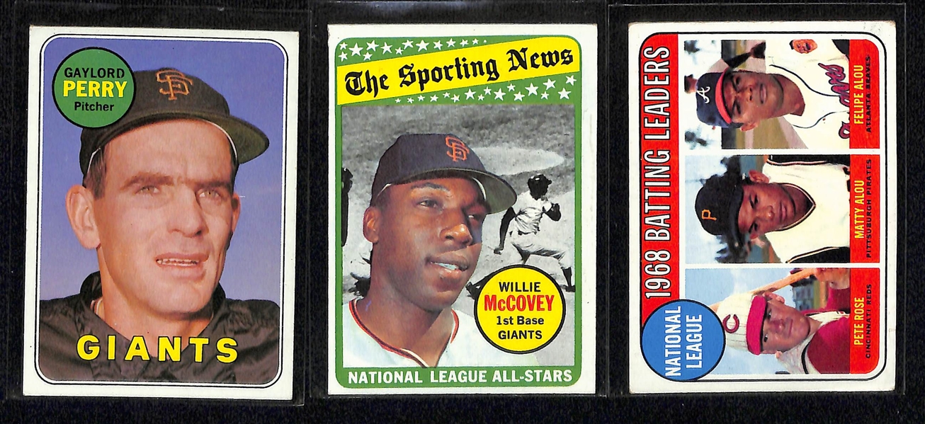 Lot of (750+) 1969 & 1970 Topps Baseball Cards w. 1969 Bobby Bonds