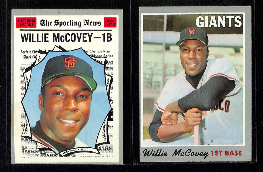 Lot of (750+) 1969 & 1970 Topps Baseball Cards w. 1969 Bobby Bonds