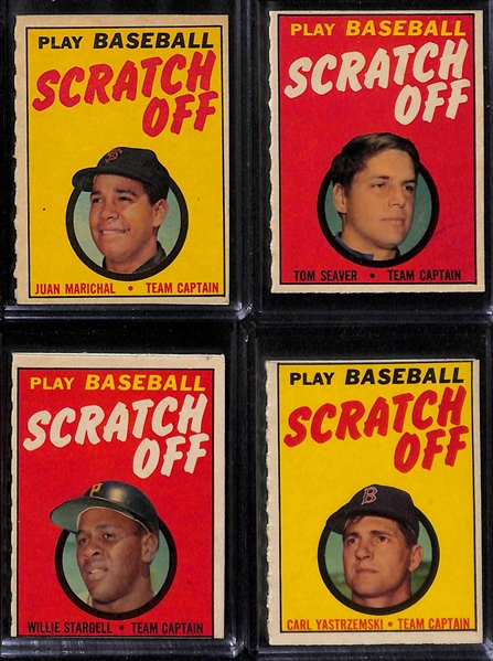 Lot of (23) Vintage Baseball Cards from 1935-1970 & (9) 1964 & 1971 Baseball Coins