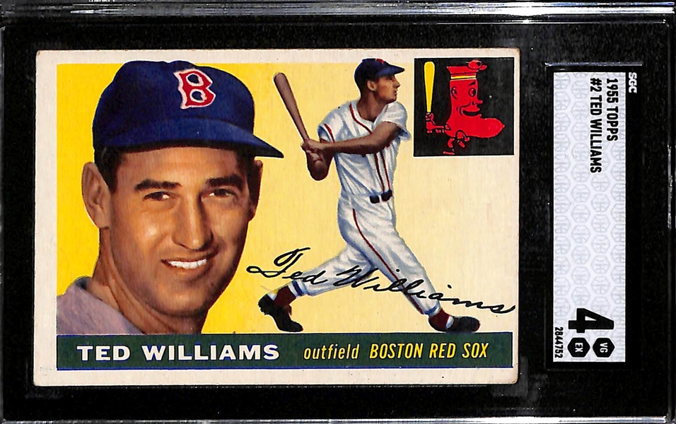 1955 Topps Ted Williams #2 Graded SGC 4