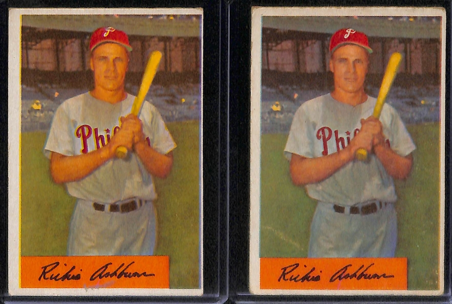 Lot of (25) Vintage Phillies Baseball Cards w. (2) 1941 Play Ball Chuck Klein and 1952 Topps Robin Roberts and Richie Ashburn