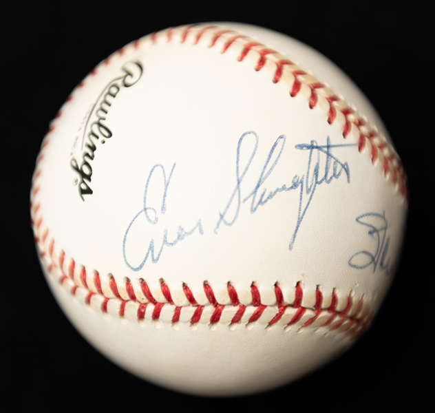 Lot of (3) Autographed Baseballs w. Stan Musial/Enos Slaughter/Terry Moore Signed ball (JSA Auction Letter)