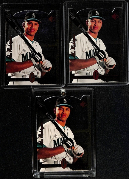 (7) 1994 SP Alex Rodriguez #15 Rookie Cards (3 are Die-Cut)