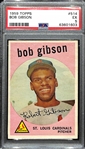 1959 Topps Bob Gibson #514 Rookie Card Graded PSA 5 EX