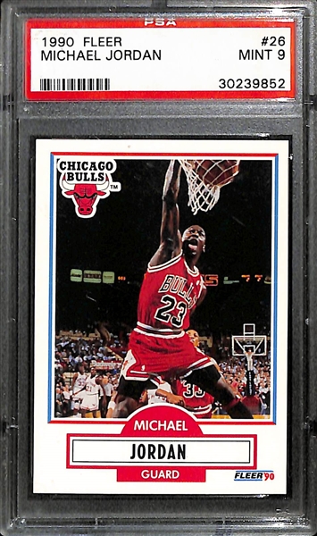 Lot of (20) Michael Jordan Cards w. 1990 Fleer PSA 9
