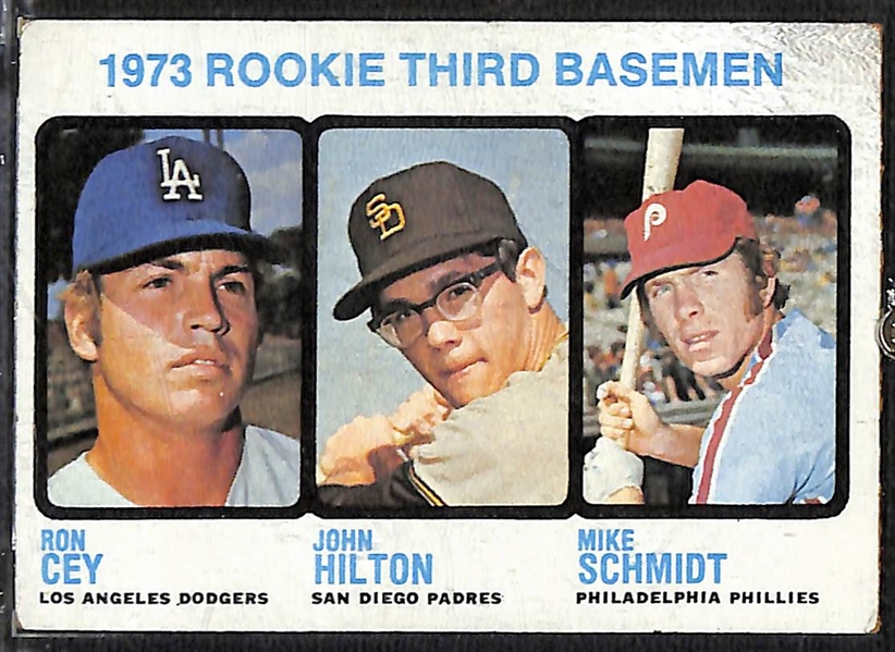 Lot of (5) 1970s Topps Rookies w. Schmidt, Fisk, Winfield, Gossage and Blyleven
