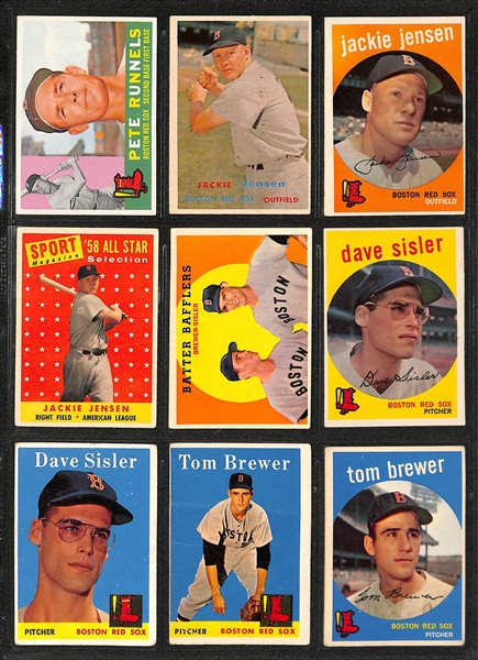  Lot of (360) 1957-1963 Topps American League Baseball Cards w. Substars & Commons