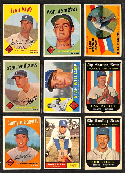   Lot of (360) 1957-1963 Topps National League Baseball Cards w. Substars & Commons