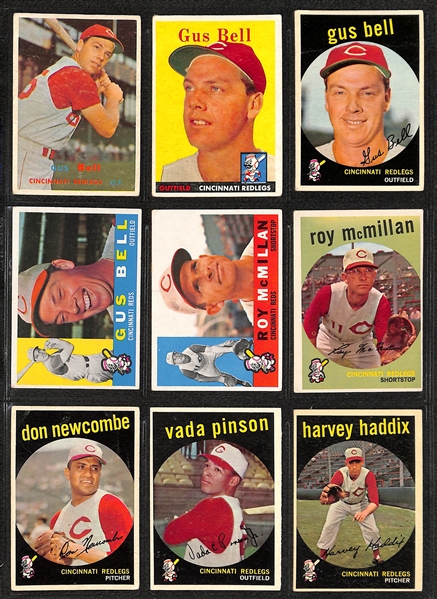   Lot of (360) 1957-1963 Topps National League Baseball Cards w. Substars & Commons