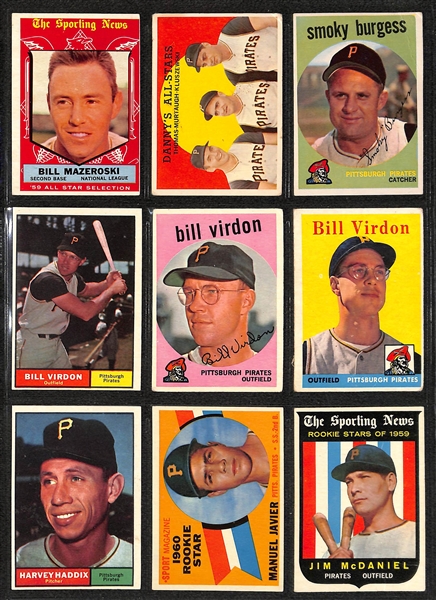   Lot of (360) 1957-1963 Topps National League Baseball Cards w. Substars & Commons