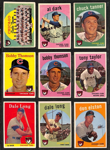   Lot of (360) 1957-1963 Topps National League Baseball Cards w. Substars & Commons