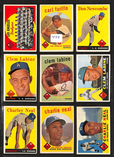   Lot of (360) 1957-1963 Topps National League Baseball Cards w. Substars & Commons