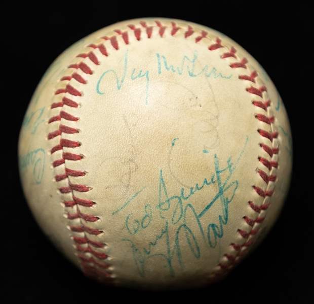 Lot of (2) Phillies Multi Signed Baseballs w. 1993 NL Championship Team w. Darren Daulton, John Kruk, and Many Others (JSA Auction Letter) 