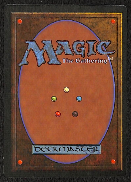 Magic The Gathering Revised Edition Wheel of Fortune Playing Card