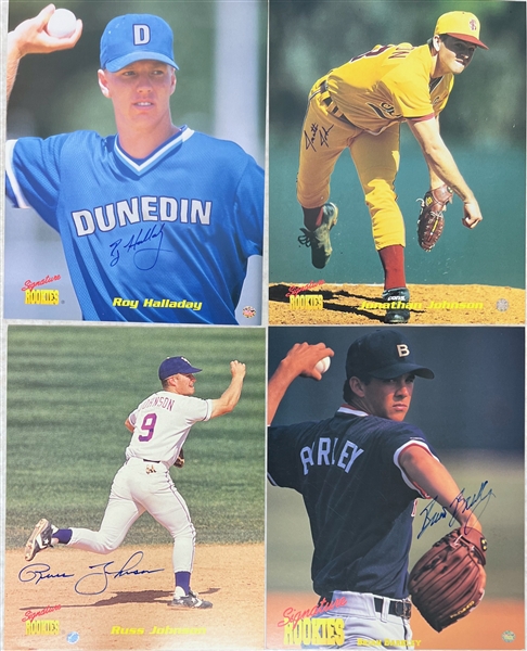 Lot of (40+) Mostly Signature Rookies Autographed 8x10 Baseball Photos w. Roy Halladay