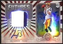 2020 Panini Legacy Future Joe Burrow Rookie Patch Autograph #ed 35/35 w. 2-Color Patch