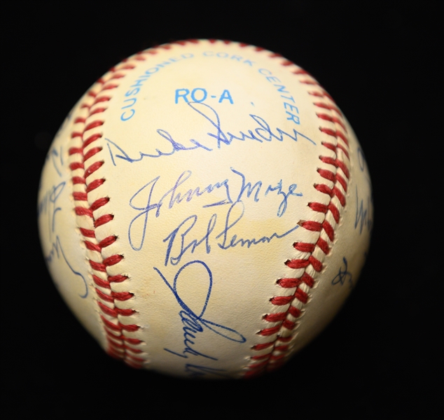 Baseball Legends Signed Baseball - 14 Autographs w. Koufax (signed twice), Gibson, Banks, Snider (signed twice), + More!  - Full JSA Letter