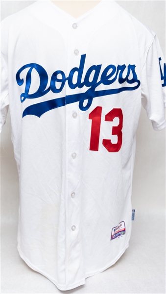 LA Dodgers Hainley Ramirez Autographed Jersey and James Loney Game Used  Home White Pants (MLB and Steiner Certs)