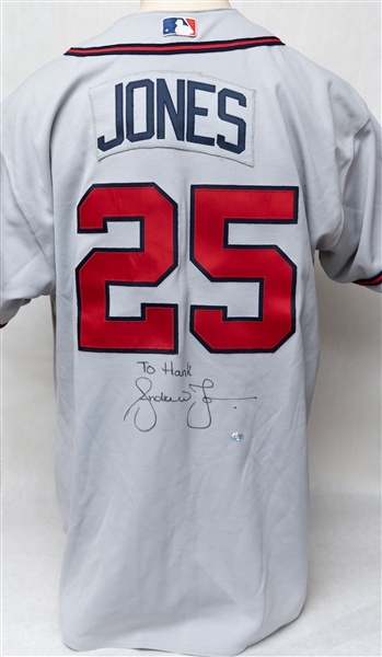 Lot of (4) Autographed Baseball Jerseys Featuring David Ortiz, Cole Hamels and Others  (JSA Auction Letter) 