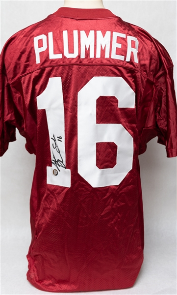 Lot of (3) Autographed Football Jerseys Featuring Kurt Warner (JSA Auction Letter)
