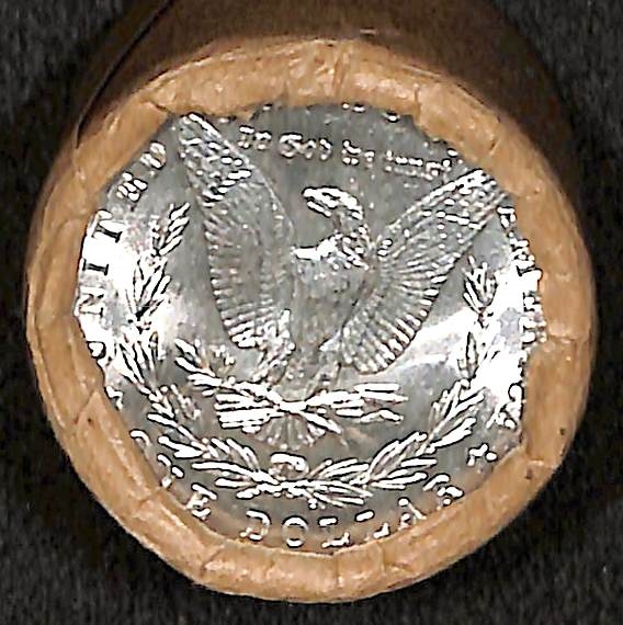  Half Roll (10 Coins) of Morgan & Peace Silver Dollars
