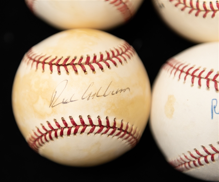 Lot of (4) Autographed Philadelphia Phillies Stars Baseballs w. (2) Robin Roberts and (2) Richie Ashburn (JSA Auction Letter)