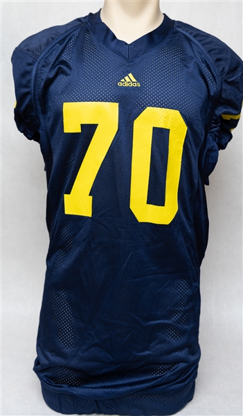 Lot of (3) Team Issued College Football Jerseys w. Michigan, Oregon and Temple