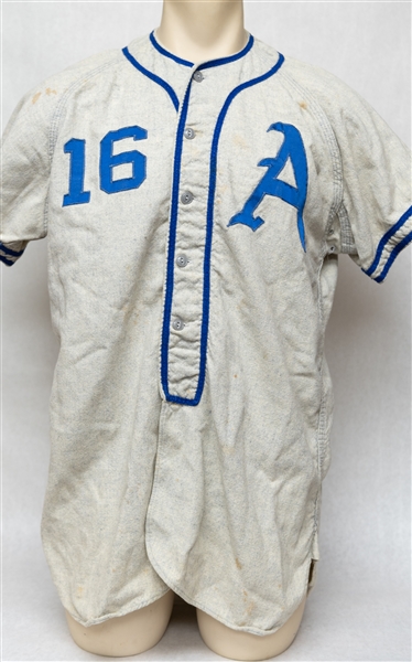 Lot of (2) Vintage Jerseys w. 1940s-50s Philadelphia Athletics Style Baseball Jersey