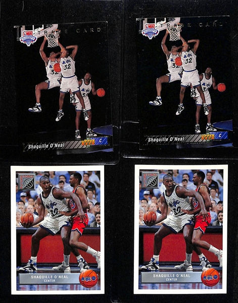 Lot of (13) Shaquille O'Neal Rookie Cards w. 1992 Topps Gold # 362