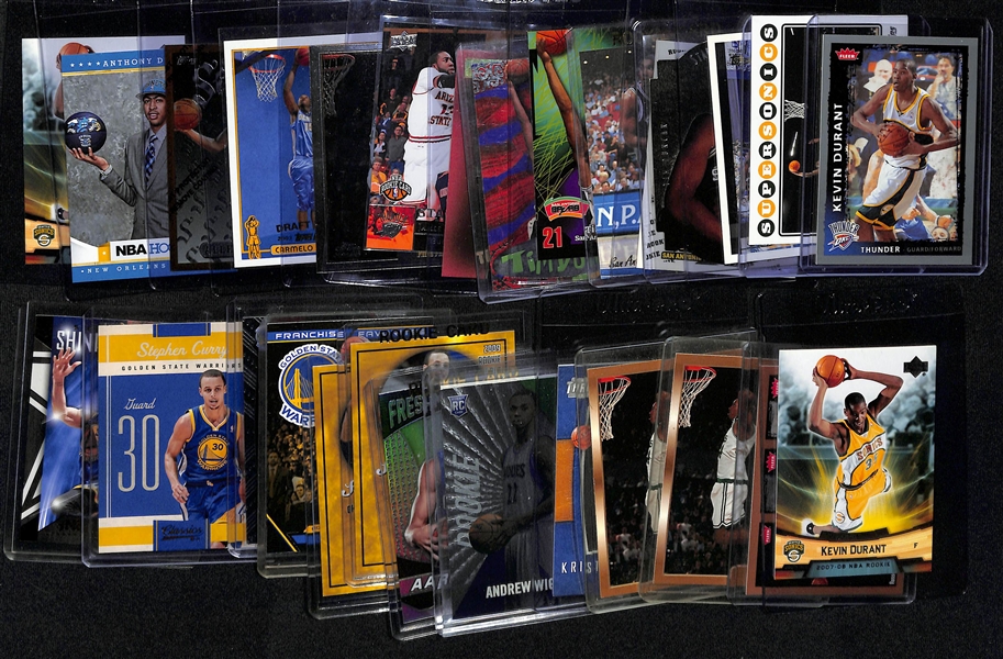 Lot of (25+) Basketball Rookies and Stars w. Durant, Duncan, Harden, and Other Rookies