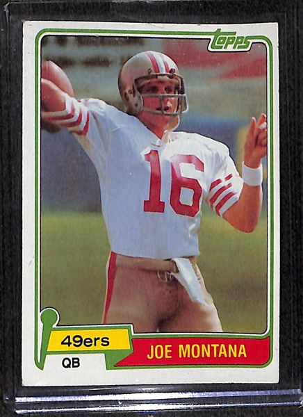 (2) Near Complete 1981 Topps Football Sets w. Joe Montana & (1) 1982 Complete Topps Football Set w. Lawrence Taylor