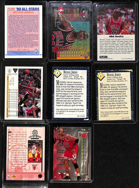 Lot of (17) Michael Jordan Cards and Inserts w. (2) 1995-96 Topps Finest 